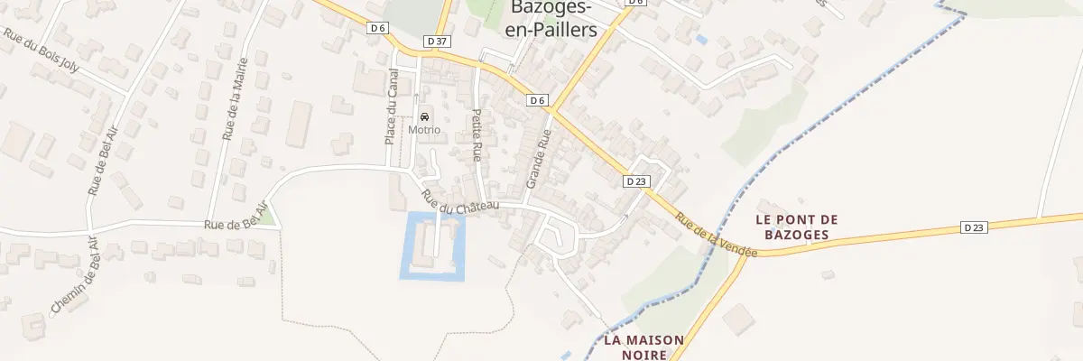 Plan du 11 Rue Grand Rue à Bazoges-en-Paillers