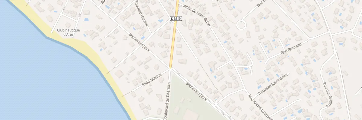 Plan du 9 Bd Javal à Arès