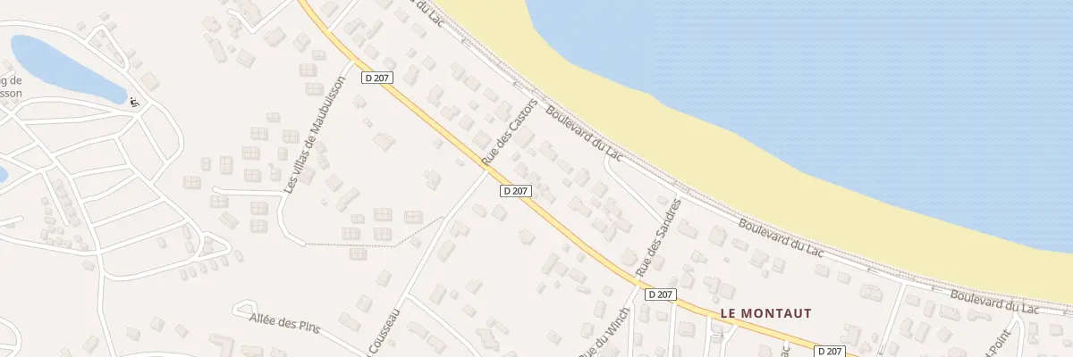 Plan du 62 Av de Maubuisson à Carcans