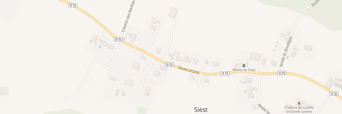Plan du 276 Rte d’Orist à Siest