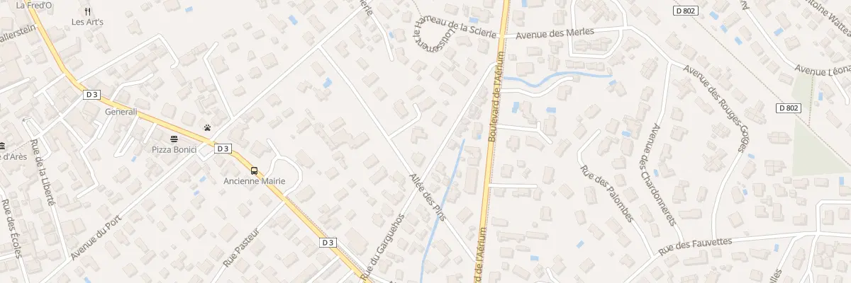Plan du 57 Rue du Garguehos à Arès