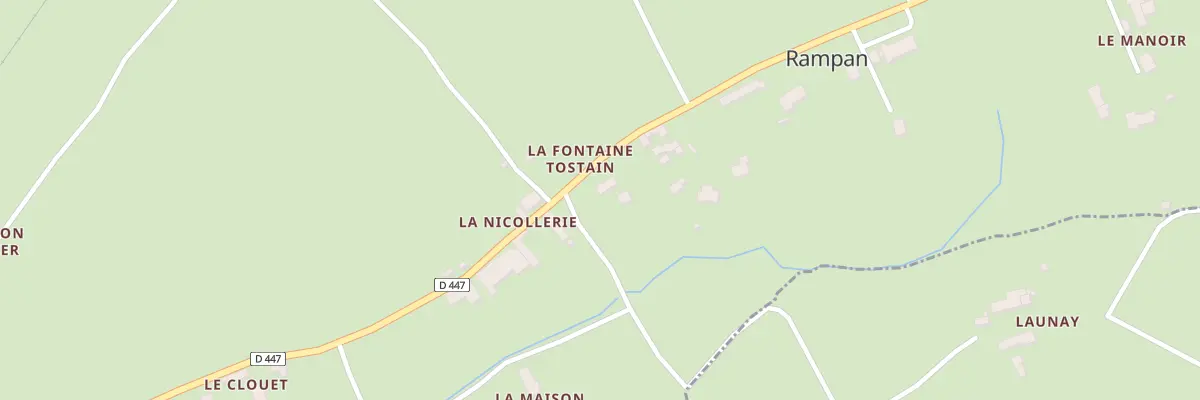 Plan du 15 La Fontaine Tostain à Rampan