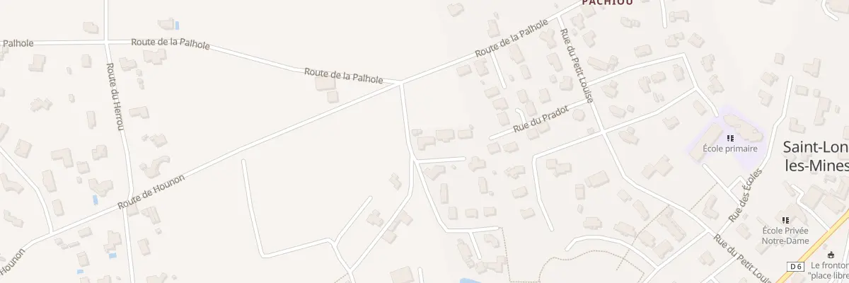 Plan du 2 Rue du Barrat à Saint-Lon-les-Mines