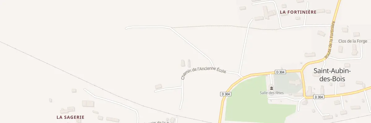 Plan du 146 Che de l’Ancienne École à Saint-Aubin-des-Bois