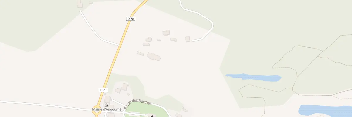 Plan du 154 Rte de Mées à Angoumé