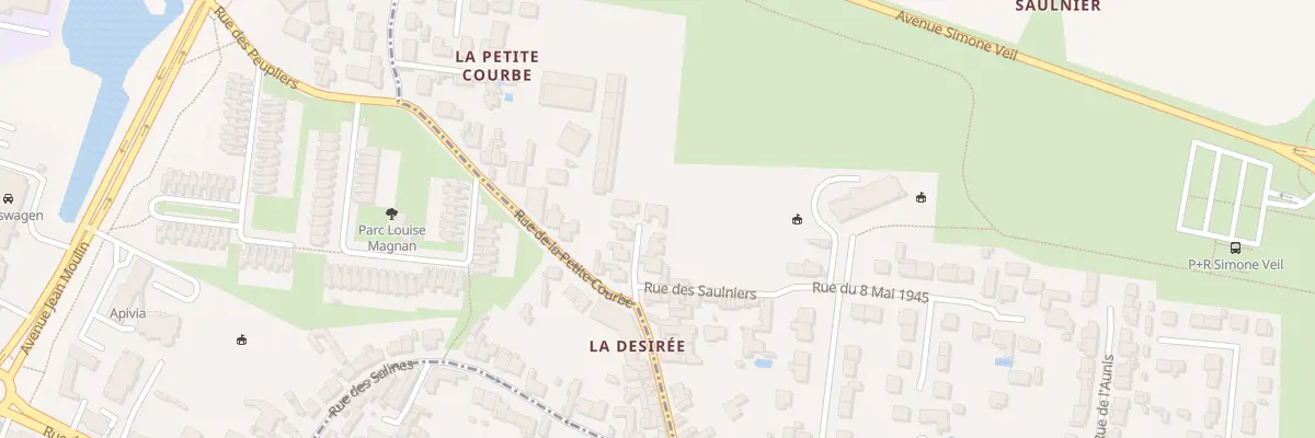 Plan du 6 All du Clos de La Courbe à Aytré