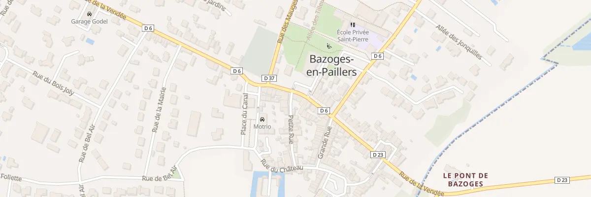 Plan du 39 Rue de la Vendée à Bazoges-en-Paillers