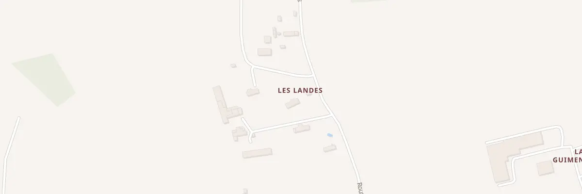 Plan du 280 Rte des Landes à Saint-Aubin-des-Bois