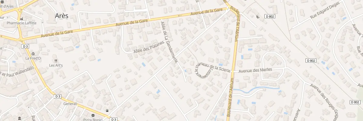 Plan du 48 Av du Port à Arès