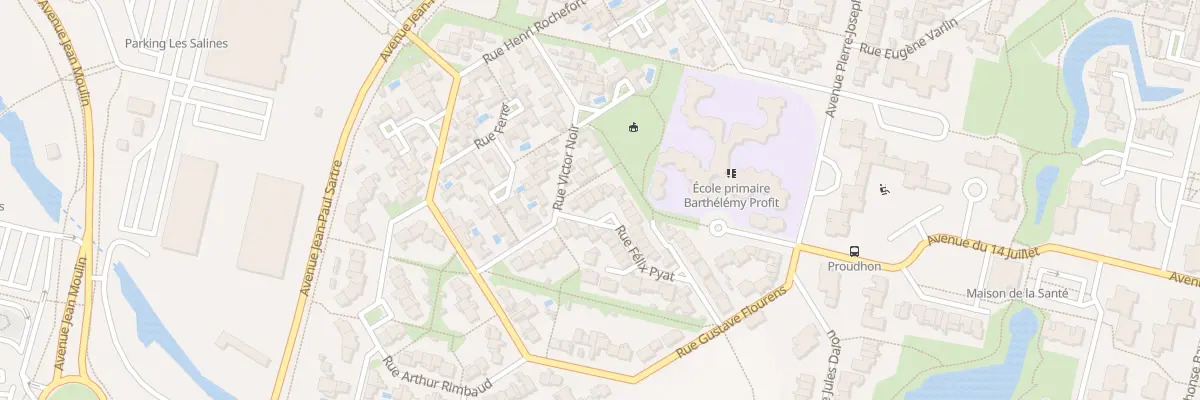 Plan du 17 Rue Félix Pyat à La Rochelle