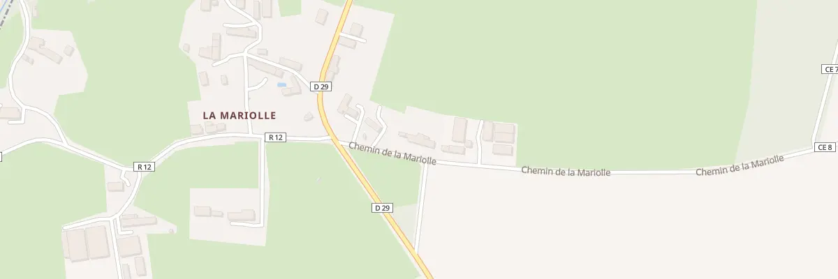 Plan du 205 La Mariolle au Pin