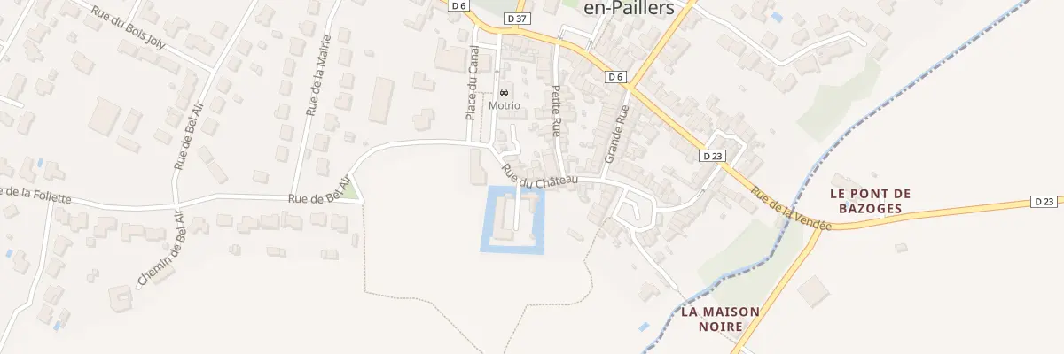 Plan du 4 Rue du château à Bazoges-en-Paillers