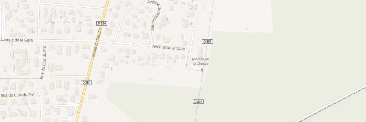 Plan du 74 Av de la Gare à Lège-Cap-Ferret