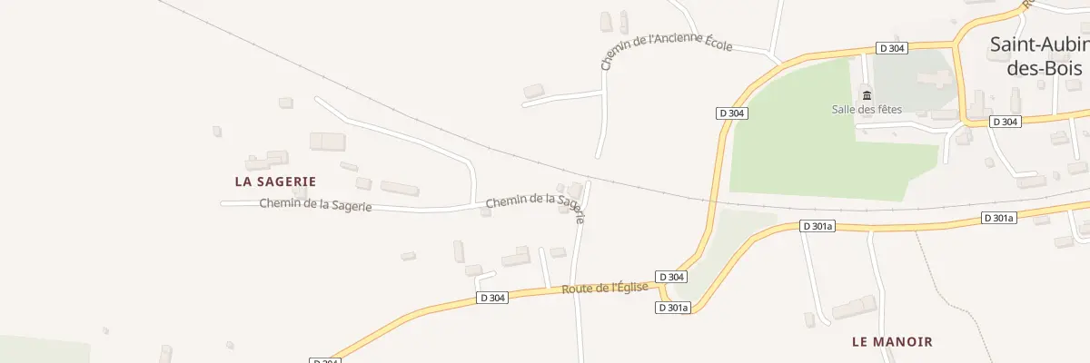 Plan du 81 Che de la Sagerie à Saint-Aubin-des-Bois