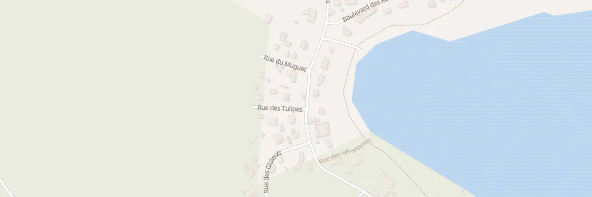 Plan du 2 Rue des Tulipes à Lacanau