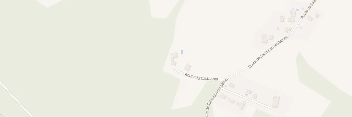 Plan du 140 Rte du Castagnet à Siest