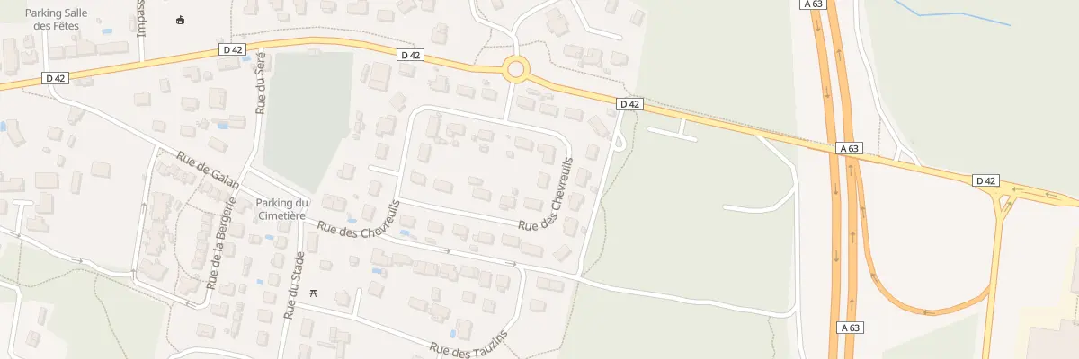 Plan du 385 Rue des Chevreuils à Castets