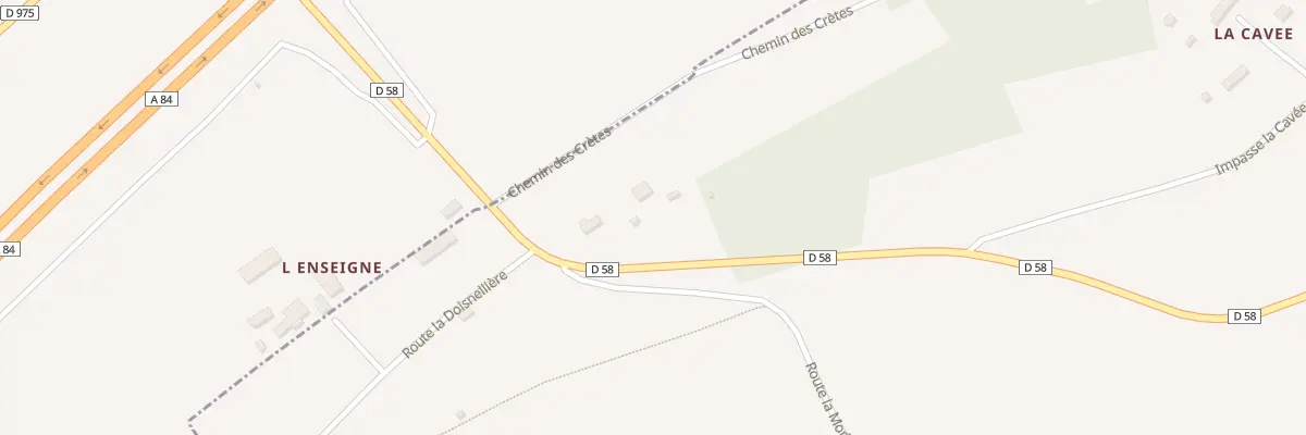 Plan du 3310 Rte de Percy à Montbray