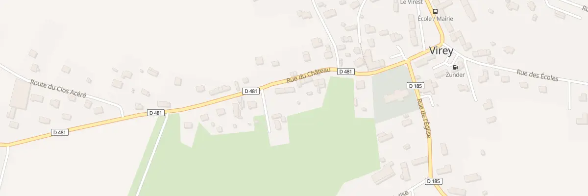 Plan du 11 Rue du Chateau - Virey à Saint-Hilaire-du-Harcouët