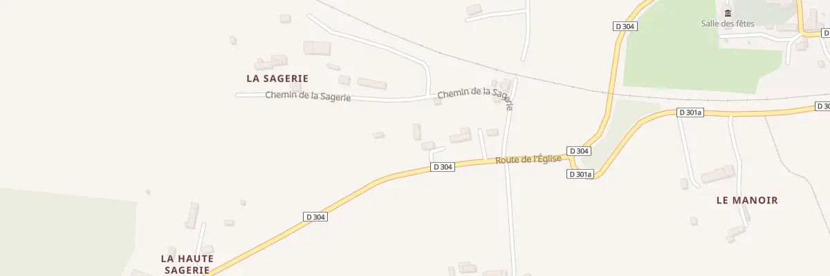 Plan du 5018 La Sagerie à Saint-Aubin-des-Bois