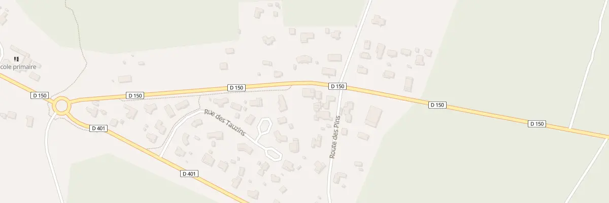 Plan du 414 Rue de l’Abbé Barthe à Herm