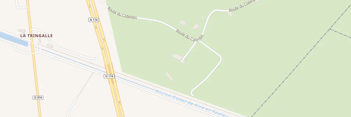 Plan du 12 Rte du Cotentin-Montmartin sur à Carentan-les-Marais