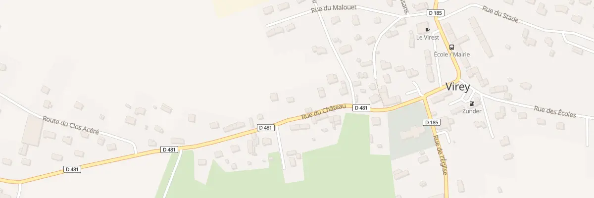 Plan du 16 Rue du Chateau - Virey à Saint-Hilaire-du-Harcouët