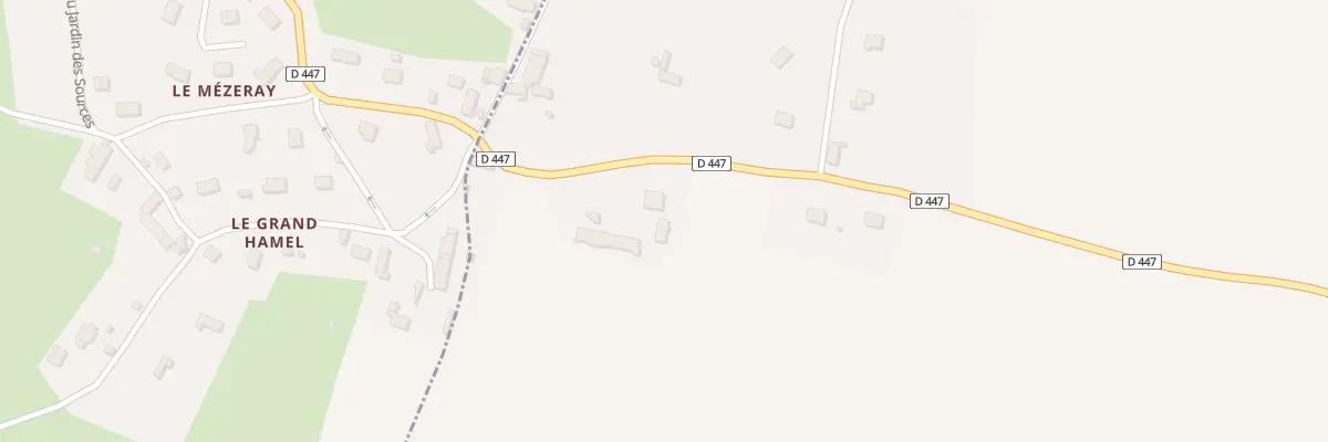 Plan du 1 Les Blondeaux à Saint-Georges-Montcocq