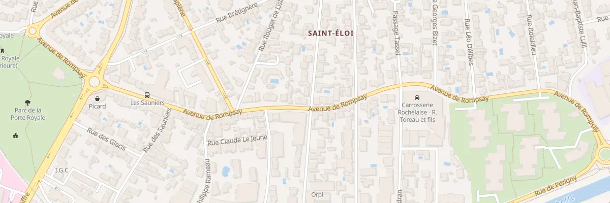 Plan du 28 Rue Massenet à La Rochelle