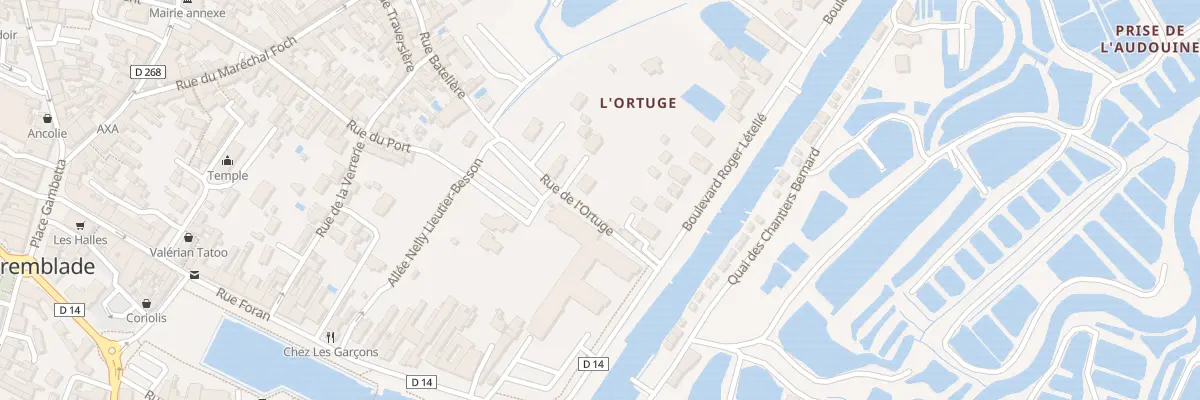 Plan du 2 Rue de l’Ortuge à La Tremblade