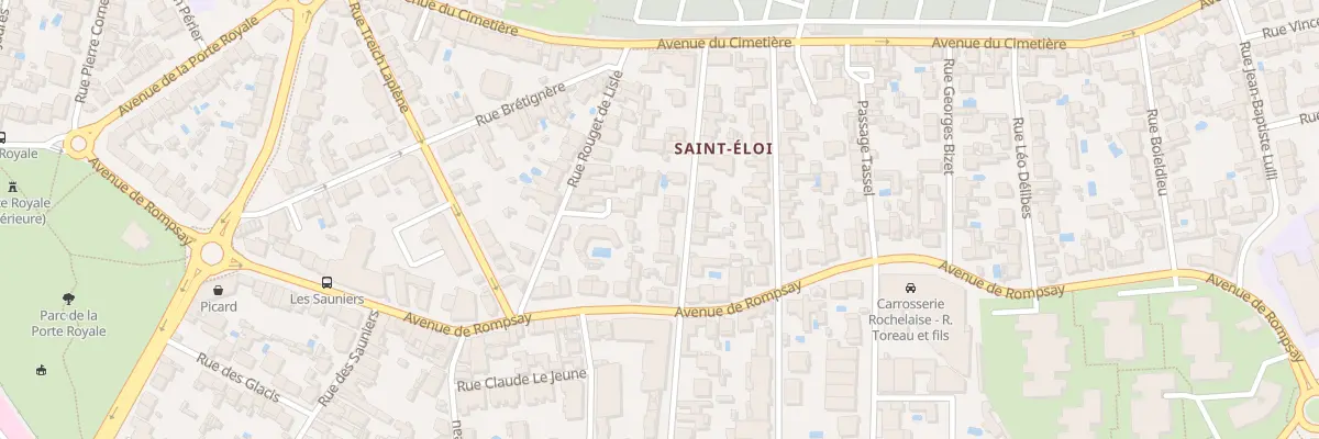 Plan du 20 Rue Massenet à La Rochelle