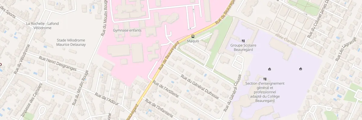 Plan du 4 Rue du Maquis Bir Hakeim Foch à La Rochelle