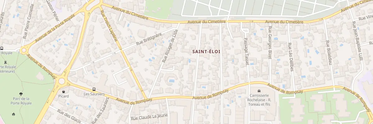 Plan du 16 Rue Massenet à La Rochelle