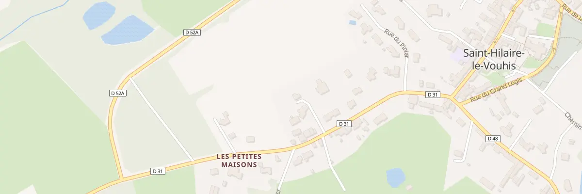 Plan du 5398 Rue des petites maisons à Saint-Hilaire-le-Vouhis