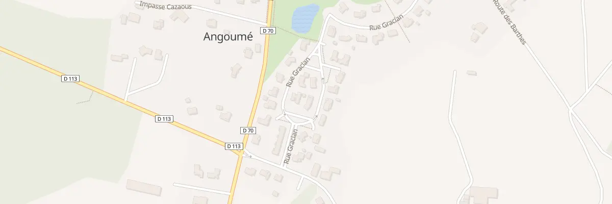 Plan du 1018 Rue Gracian à Angoumé