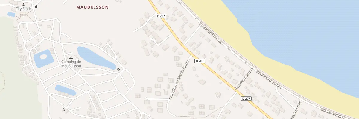 Plan du 9005 Vla de Maubuisson à Carcans
