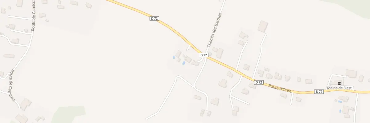 Plan du 499 Rte d’Orist à Siest