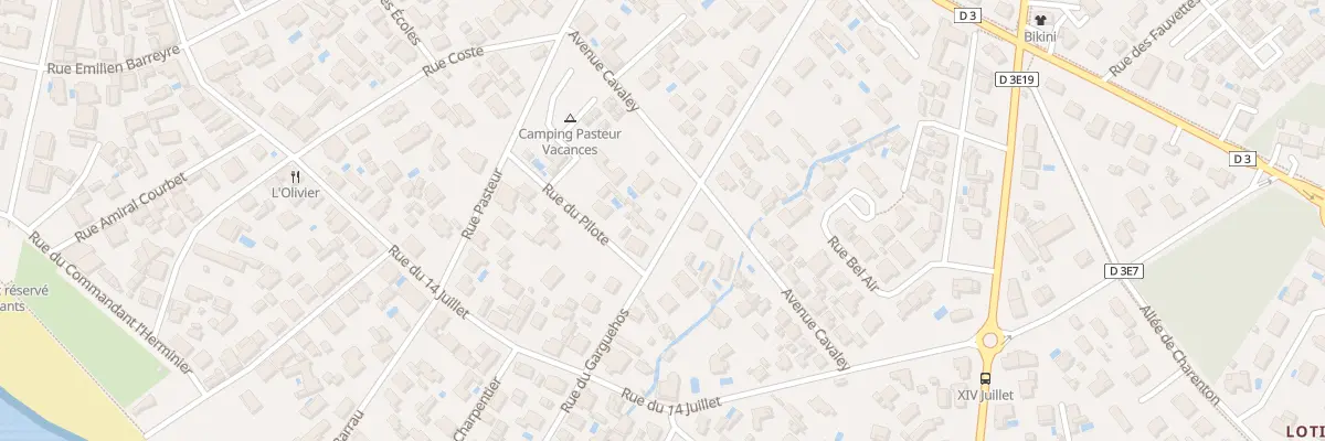 Plan du 25 Rue du Garguehos à Arès