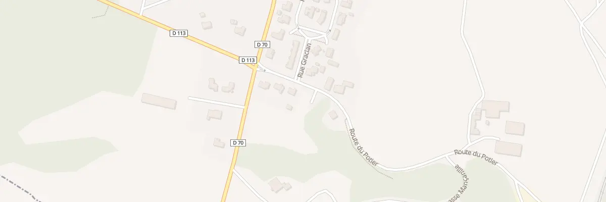 Plan du 80 Rte du Potier à Angoumé