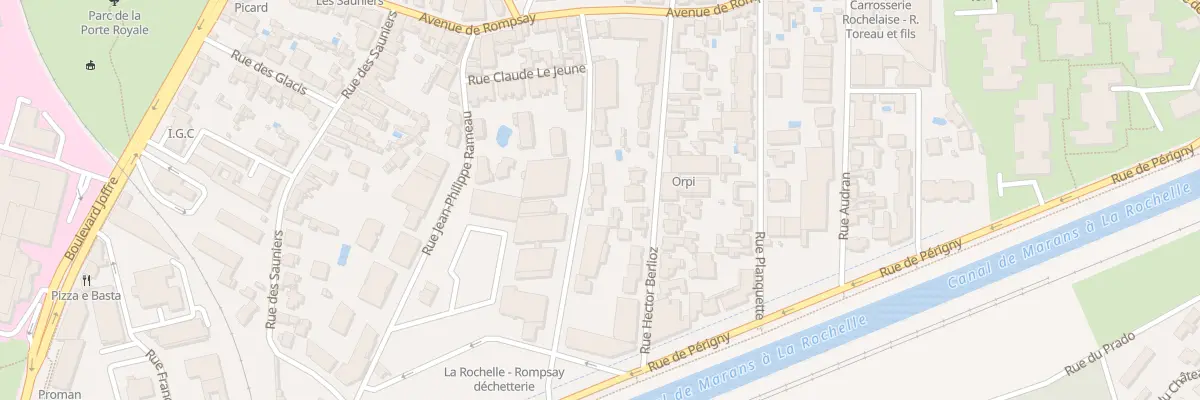 Plan du 25 Rue Debussy à La Rochelle