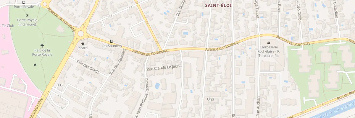 Plan du 4 Rue Debussy à La Rochelle