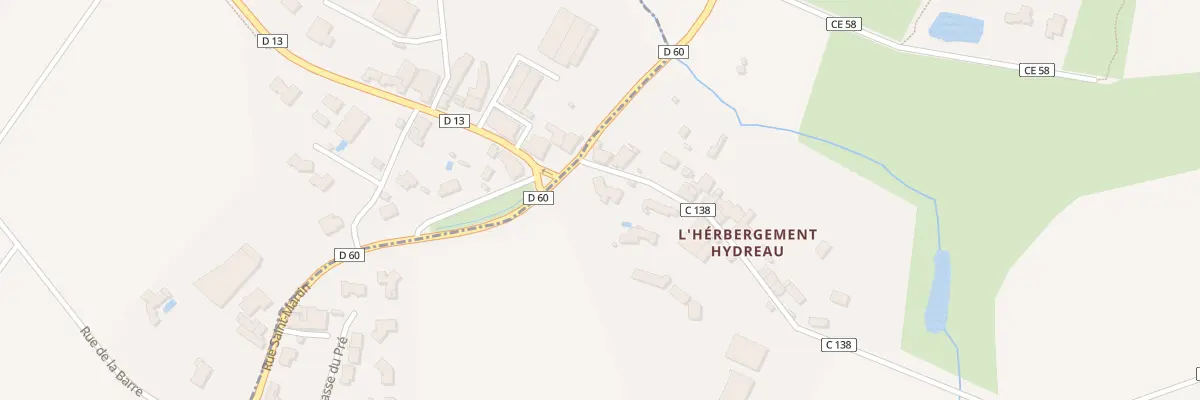 Plan du 5420F L’Hebergement Hydreau à L’Oie