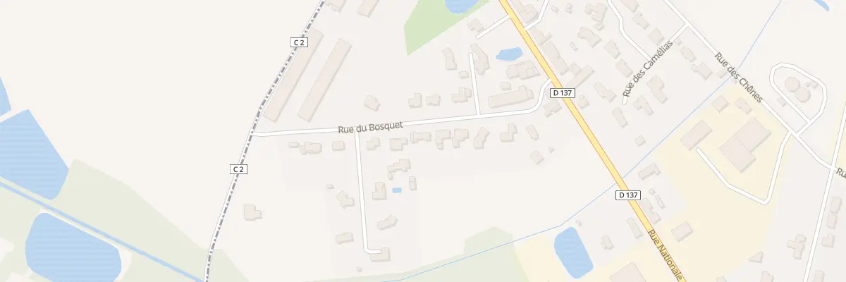 Plan du 12 Rue du bosquet à L’Oie