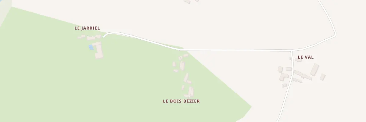 Plan du 19 Le Bois Bezier à Erbrée