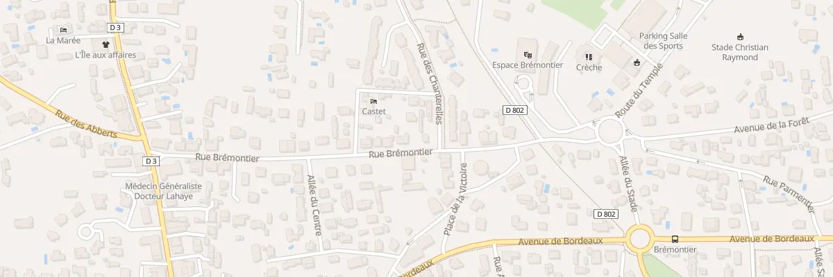 Plan du 31B Rue Bremontier à Arès