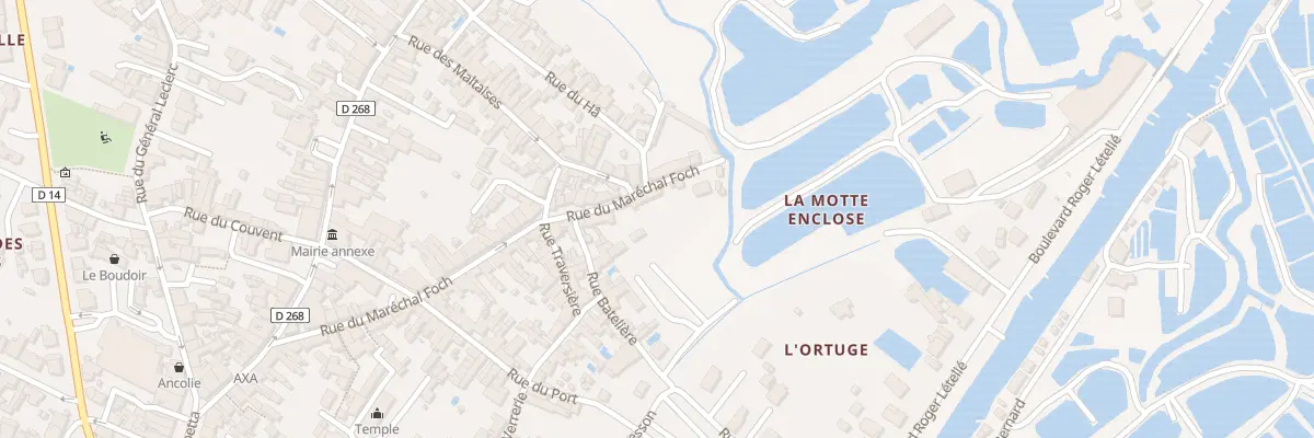 Plan du 44 Rue du Maréchal Foch à La Tremblade