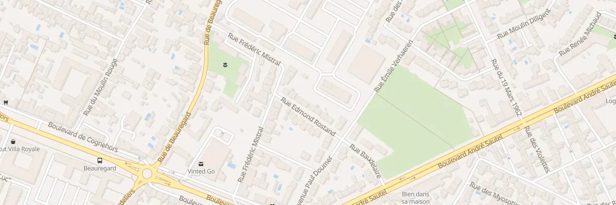 Plan du 12 Rue Edmond Rostand à La Rochelle