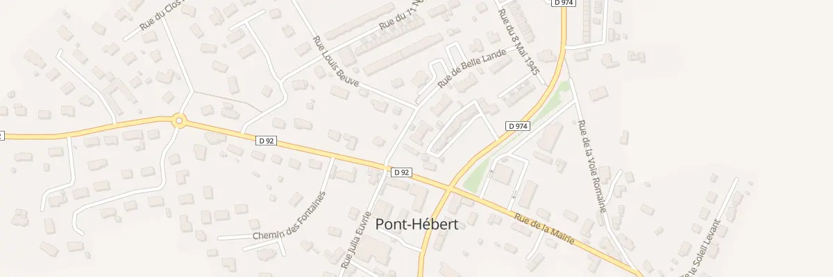 Plan du 2 Rue Belle Lande à Pont-Hébert