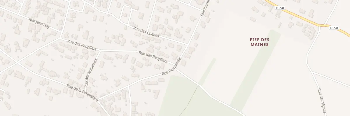 Plan du 24 Rue des Peupliers à Bourcefranc-le-Chapus