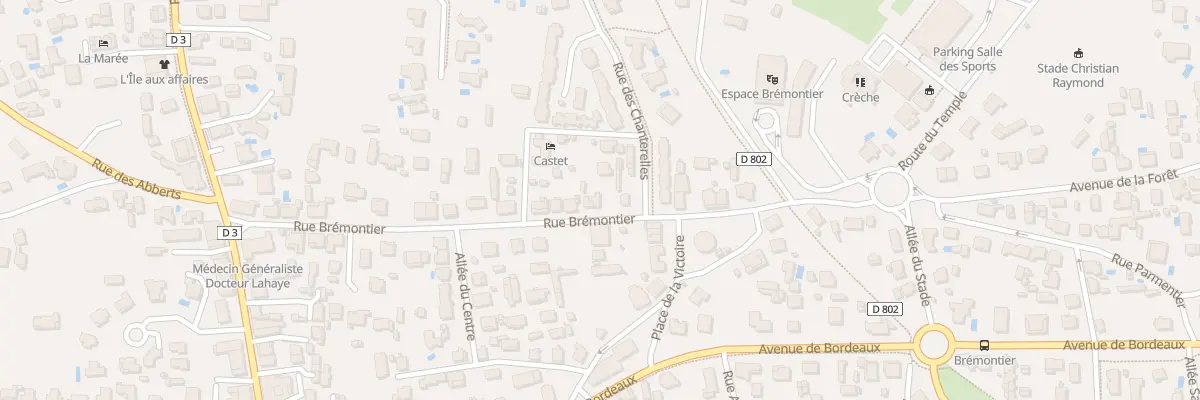 Plan du 31 Rue Bremontier à Arès